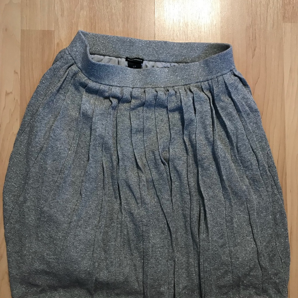 Club Monaco sparkly silver skirt